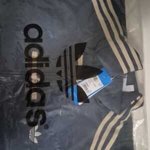 adidas Gray Zip Up Sweater